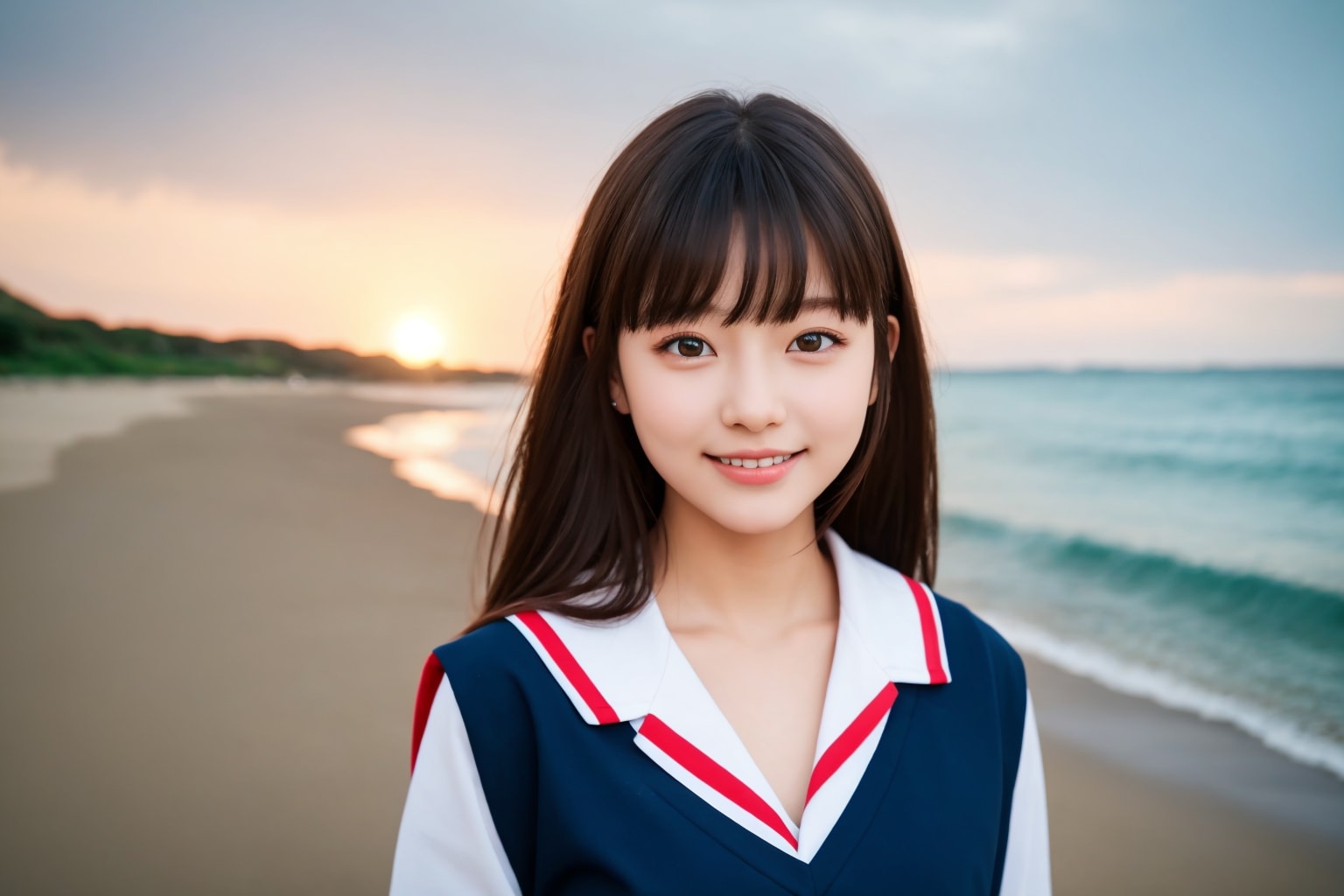 黄昏の彼女１１４ | の人気AIイラスト・グラビア