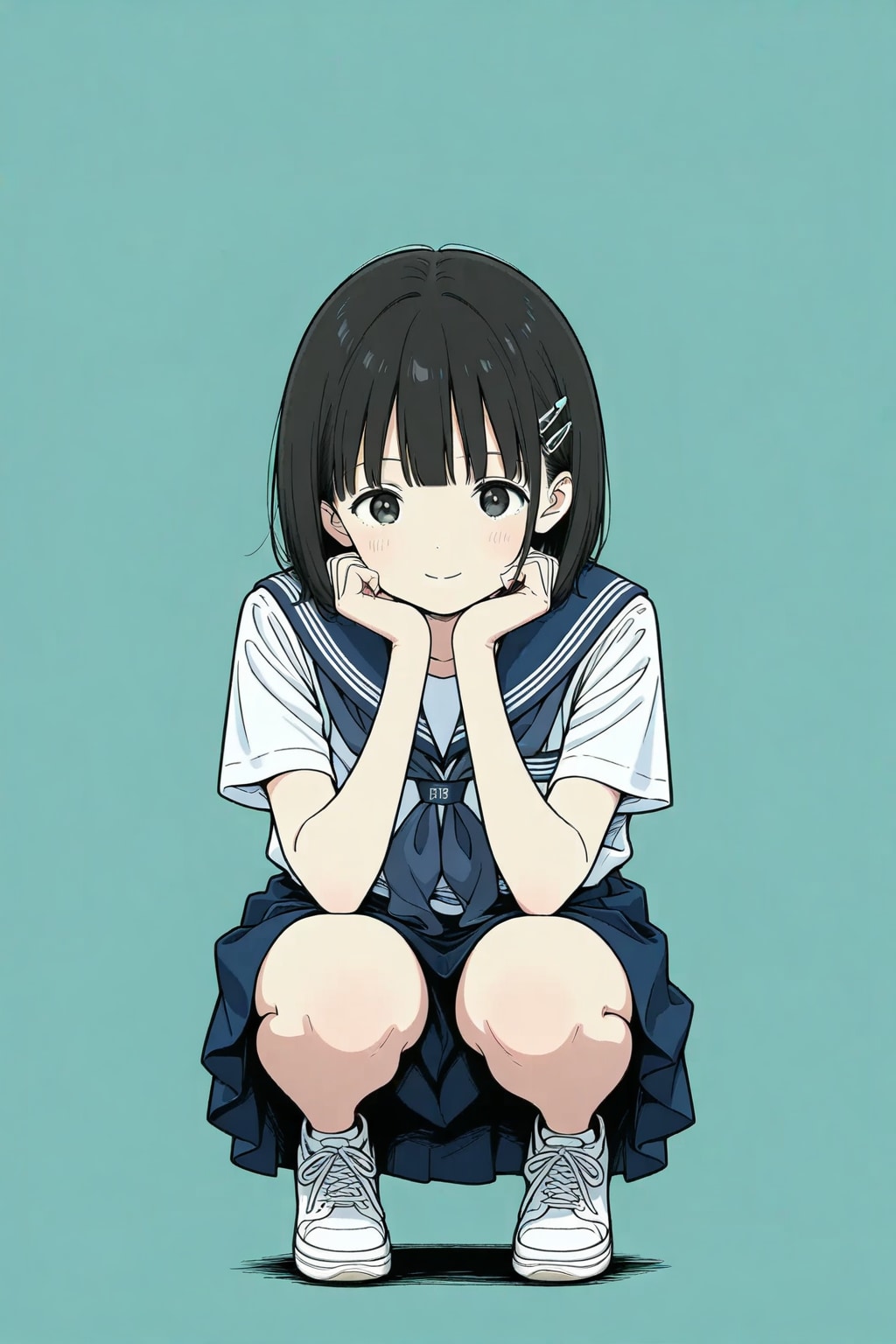 しゃがみ妹ちゃん✨