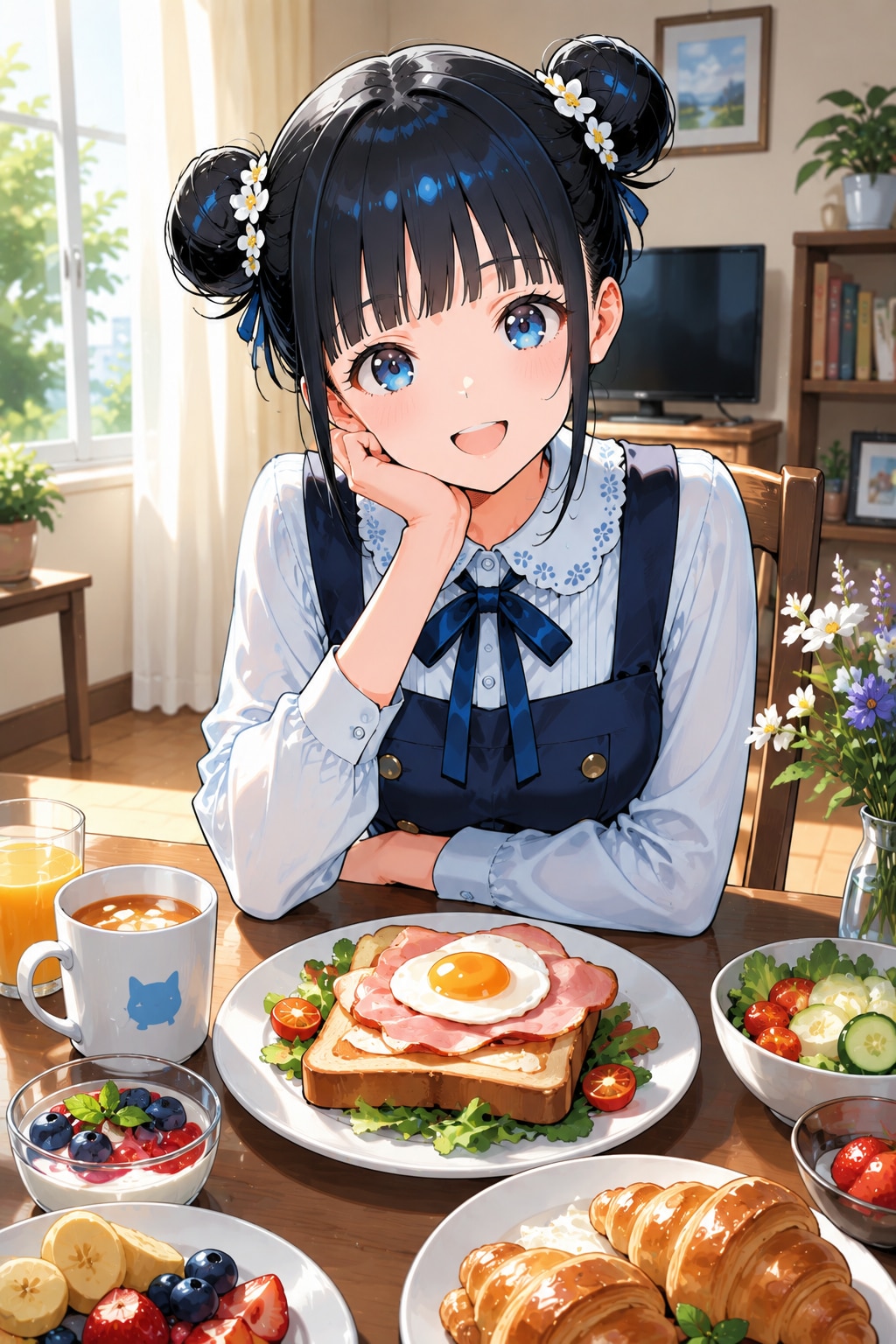 おだんごちゃん🍡✨と朝ごはん🍚✨　7/10
