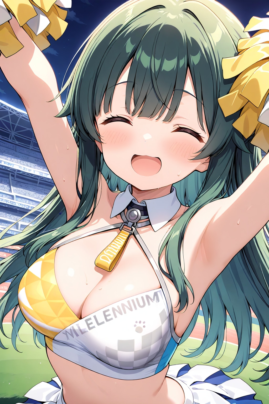 フレフレ少女（HARPY）ちちぷいのみんな応援します♪ | の人気AIイラスト・グラビア