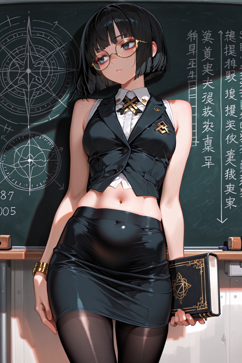 夏服の白石文乃先生