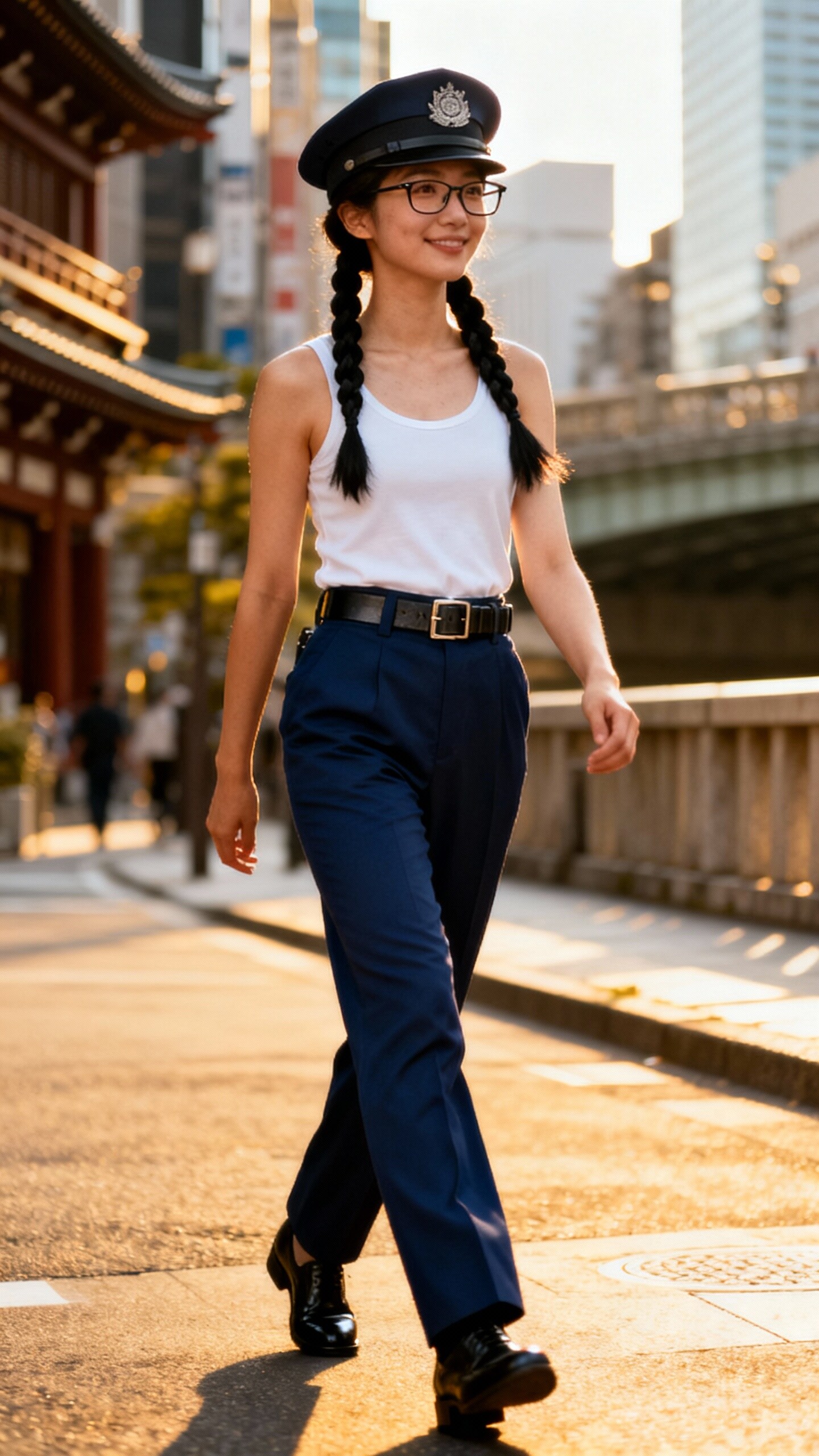 seedream実写特集　かっこかわいい婦警光阿弥優香梨の日本橋パトロール