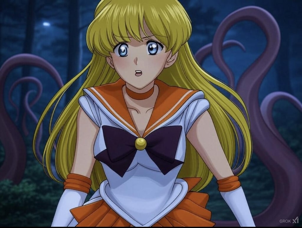 非エロ　触手に囲まれたセーラーヴィーナス