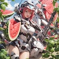 スイカ・メカ娘 2枚目