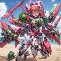 スイカ・メカ娘 9枚目