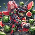 スイカ・メカ娘 8枚目
