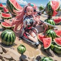 スイカ・メカ娘 4枚目