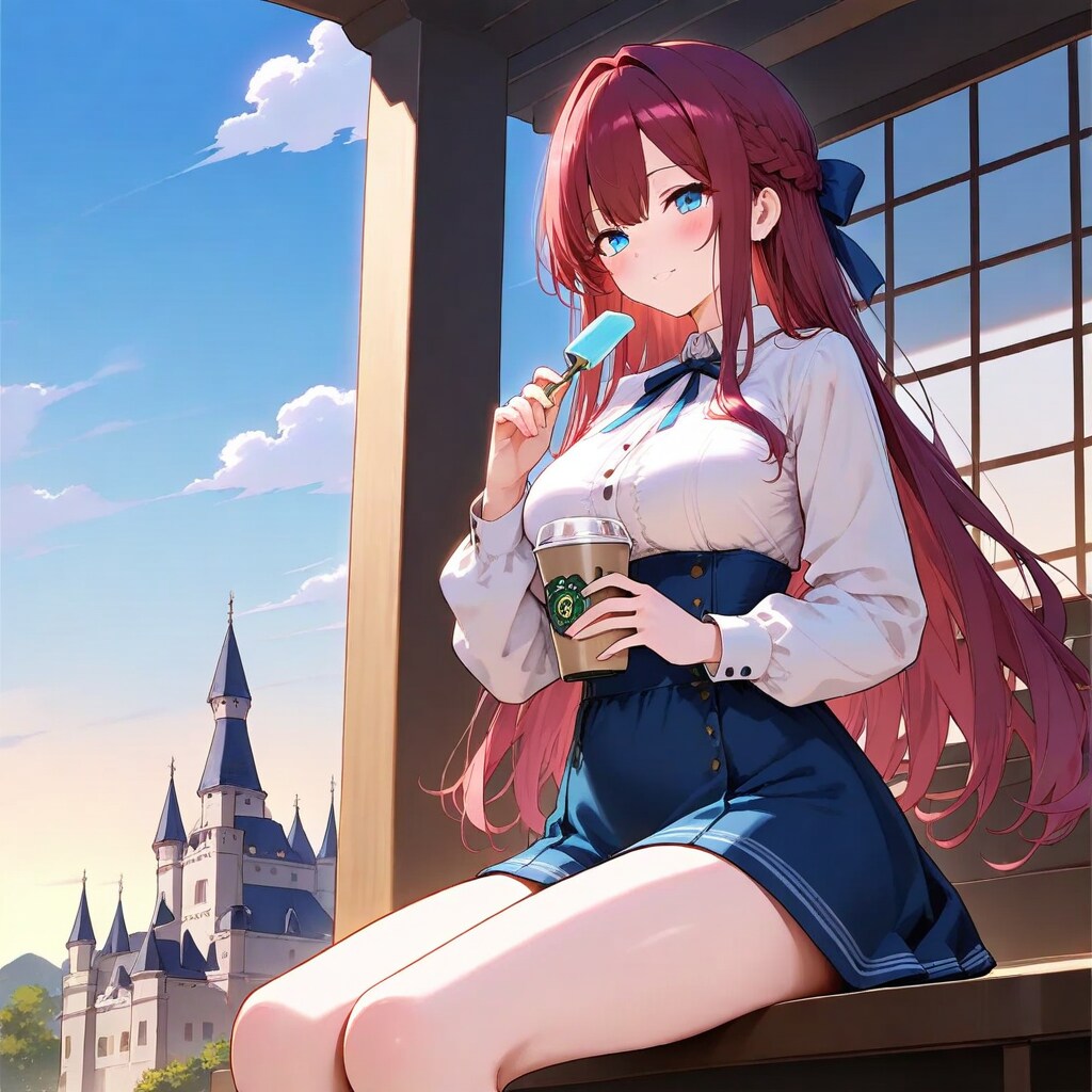 今からあのお城に向かうところなの