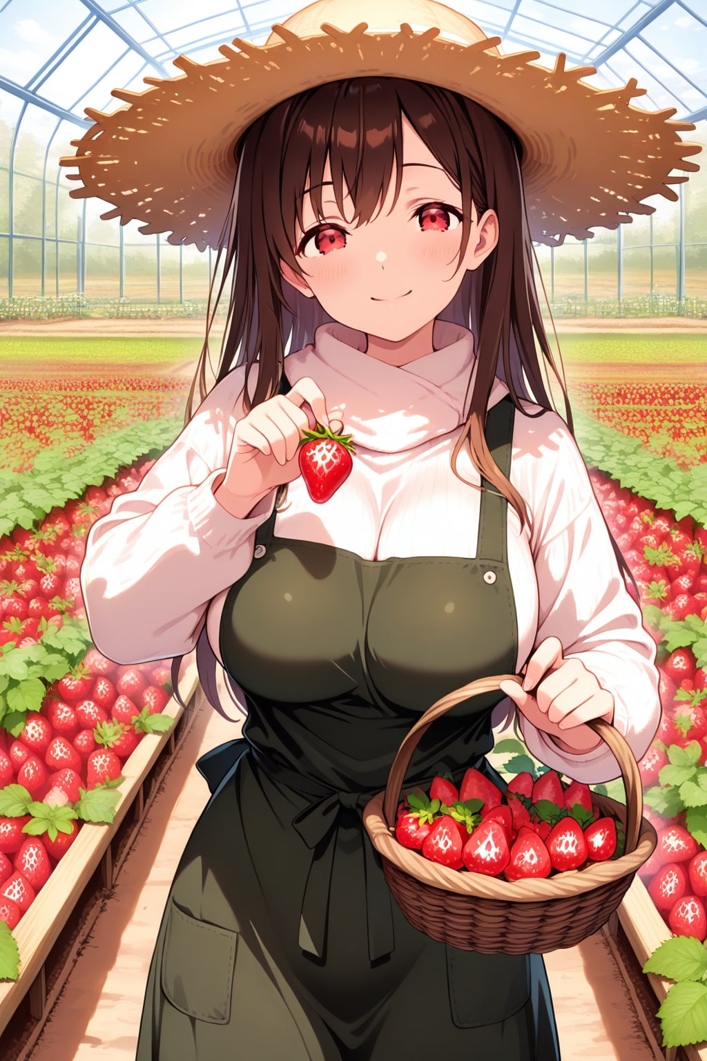 苺の日の苺摘み🍓