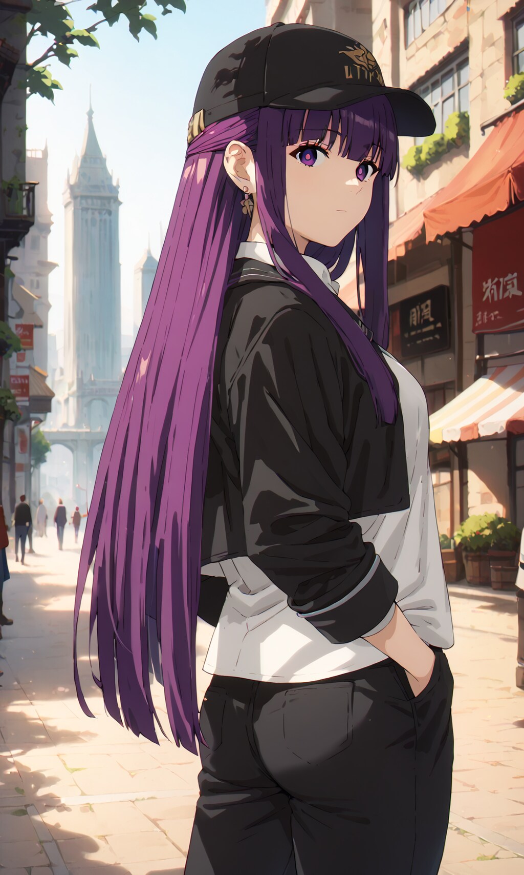 アウトドア　ベースキャップ　美少女　2枚目以降は気にしないでください