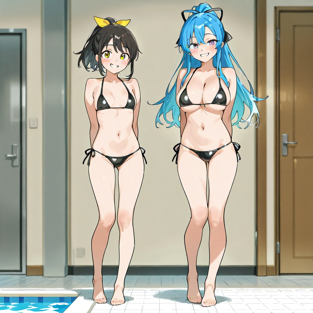水に似合う？　黒はセクシーだろ？