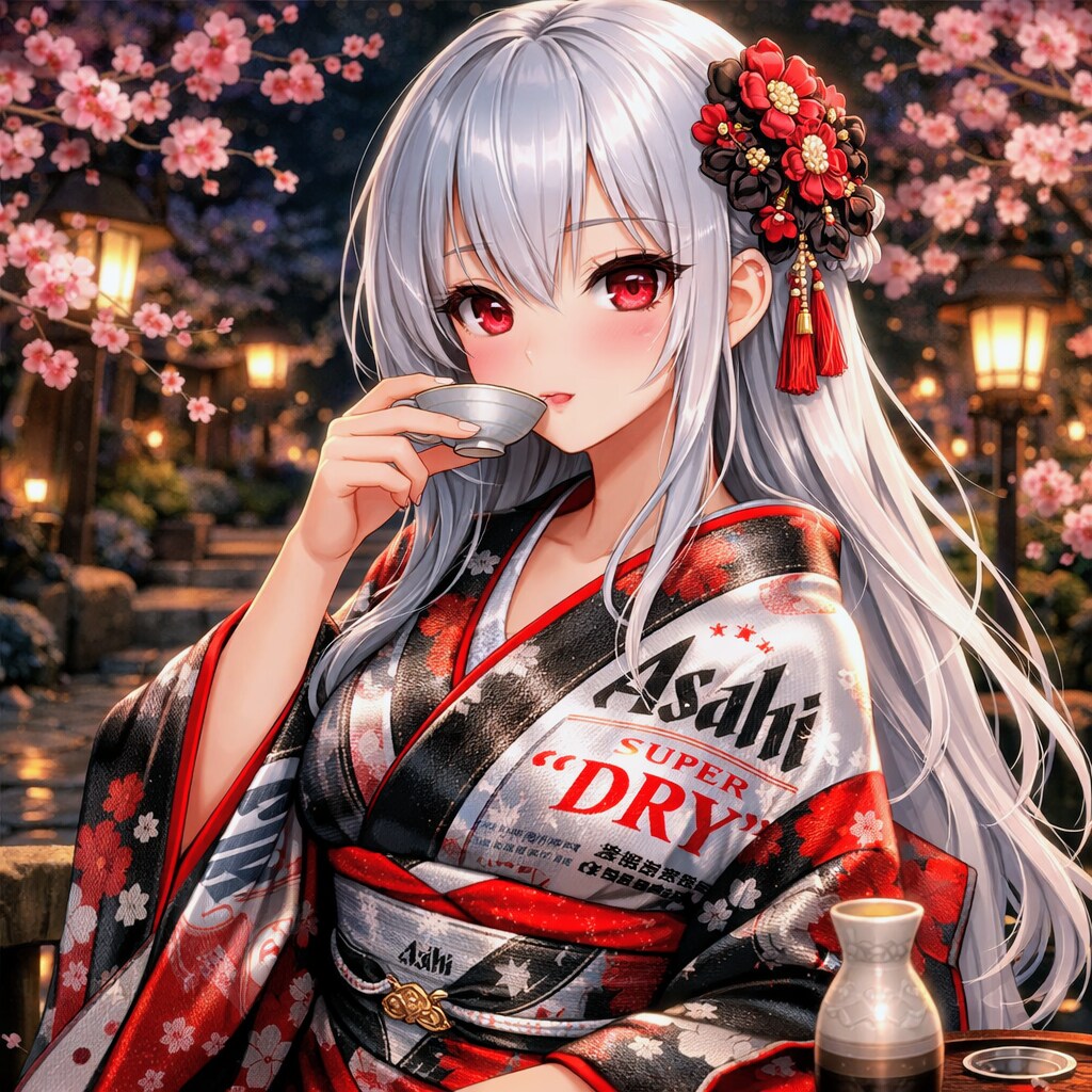 梅の花見のスーパードライさん