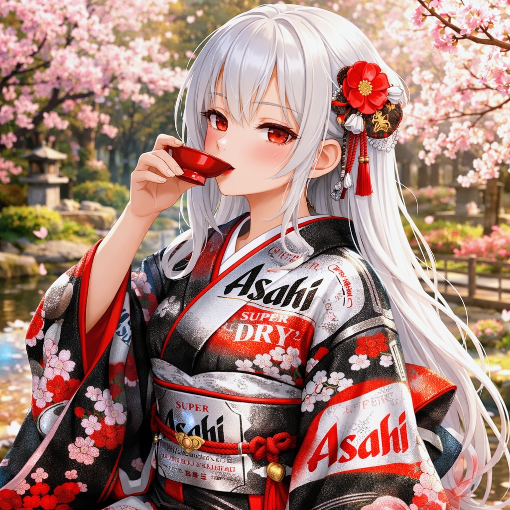梅の花見のスーパードライさん