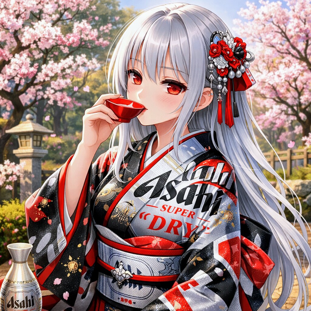 梅の花見のスーパードライさん