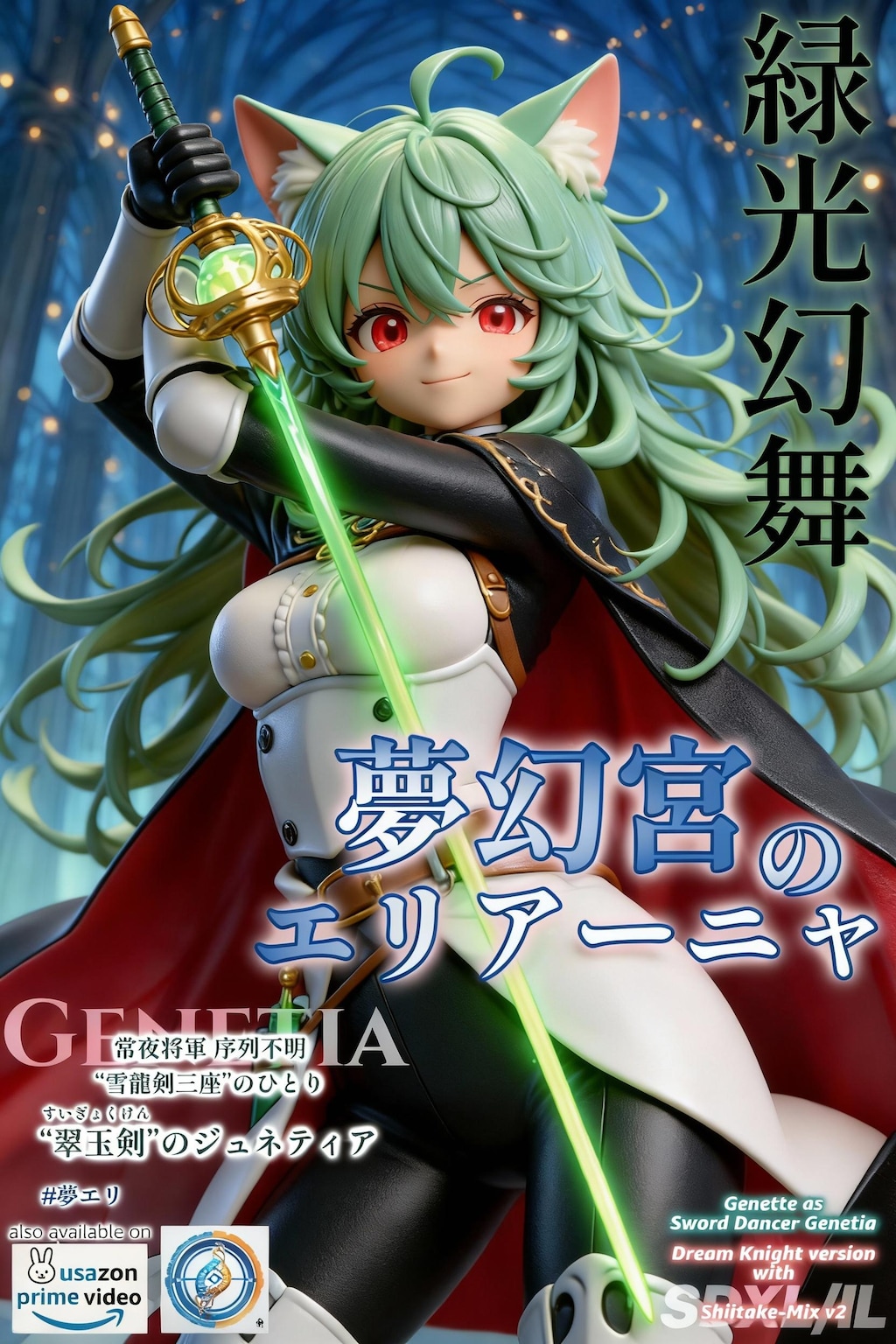 【夢エリ】うさプラ フィギュア祭り 夢エリメンバーズ【Seedream4.5で6体】