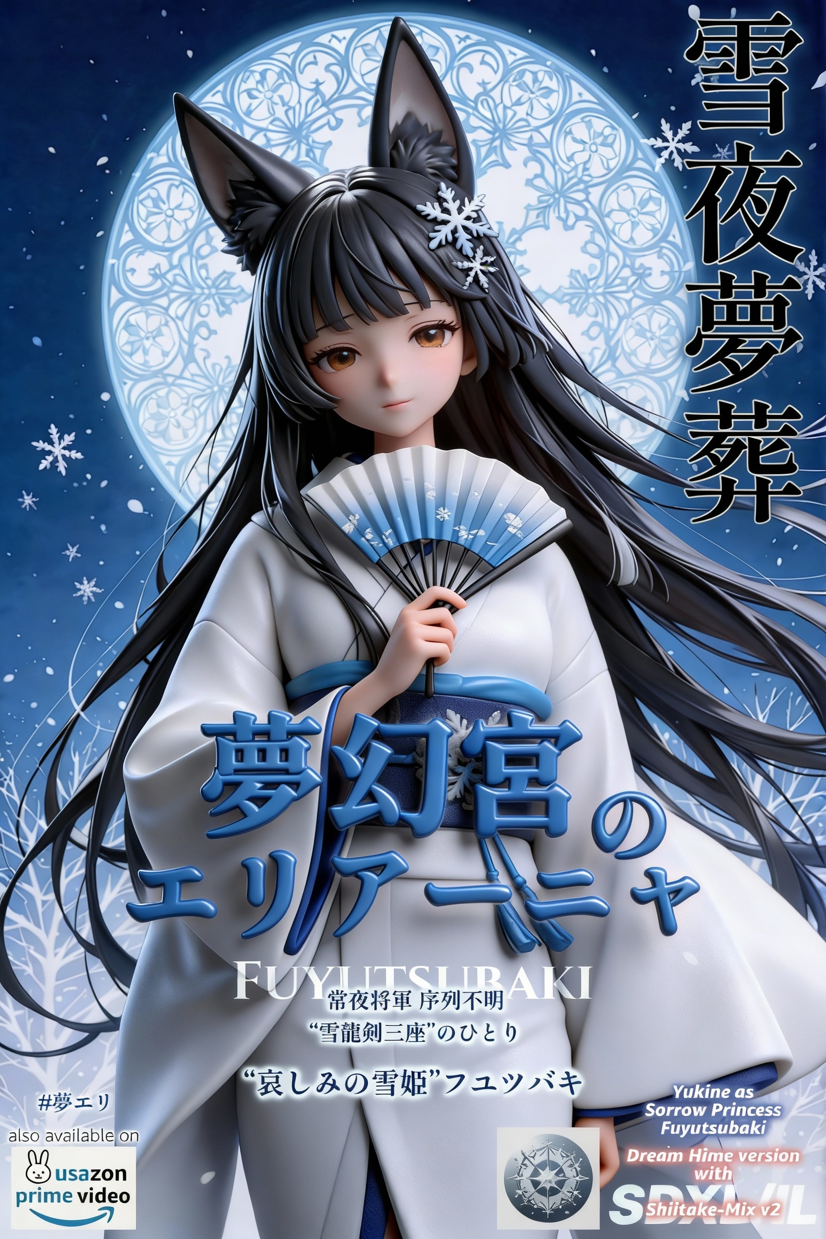 【夢エリ】うさプラ フィギュア祭り 夢エリメンバーズ【Seedream4.5で6体】 | の人気AIイラスト・グラビア