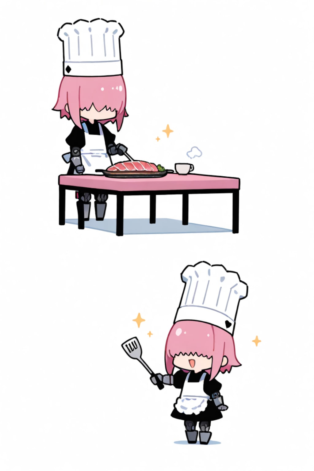 お刺身作るよー