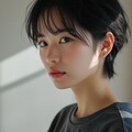 自撮りショートヘア美女 3枚目
