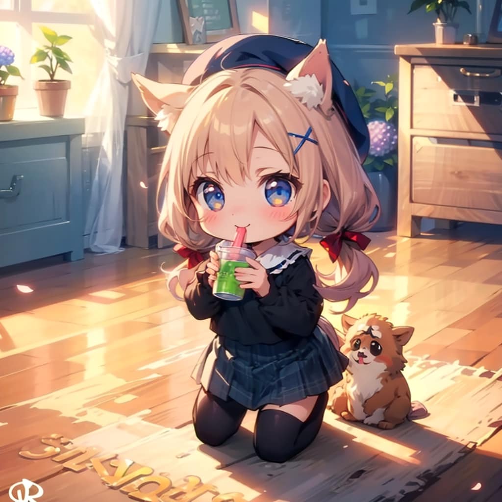 メロン味。