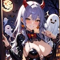 ちょっとエッチなハロウィンの魔女 2枚目