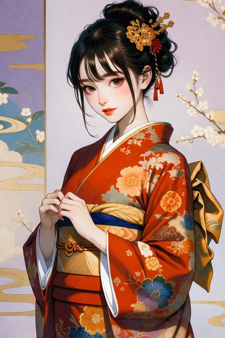 着物 | の人気AIイラスト・グラビア