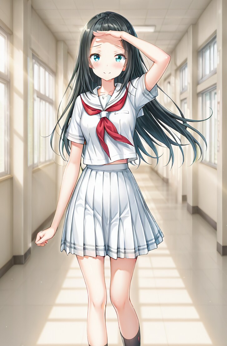 おはよー、2学期始まっちゃったね。 | の人気AIイラスト・グラビア
