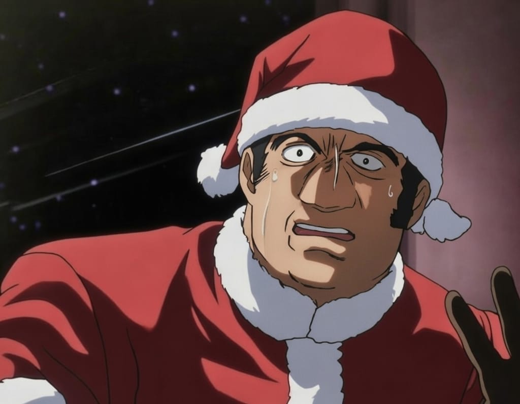 遅刻したサンタのドレンさん(ヽ''ω`)