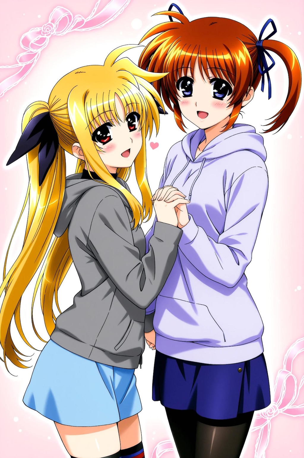 なのは➡　ひそひそ　　なにかな⁉　なのは➡　なんでもな～い