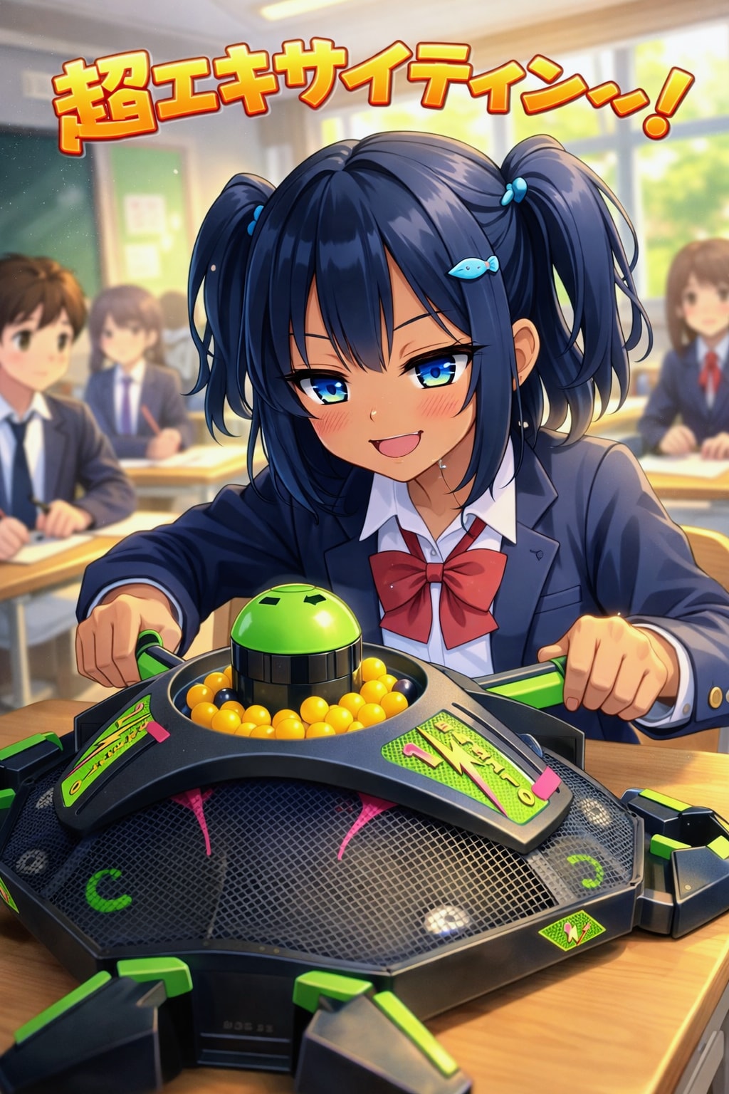 バトルドームで遊ぶこなつちゃん