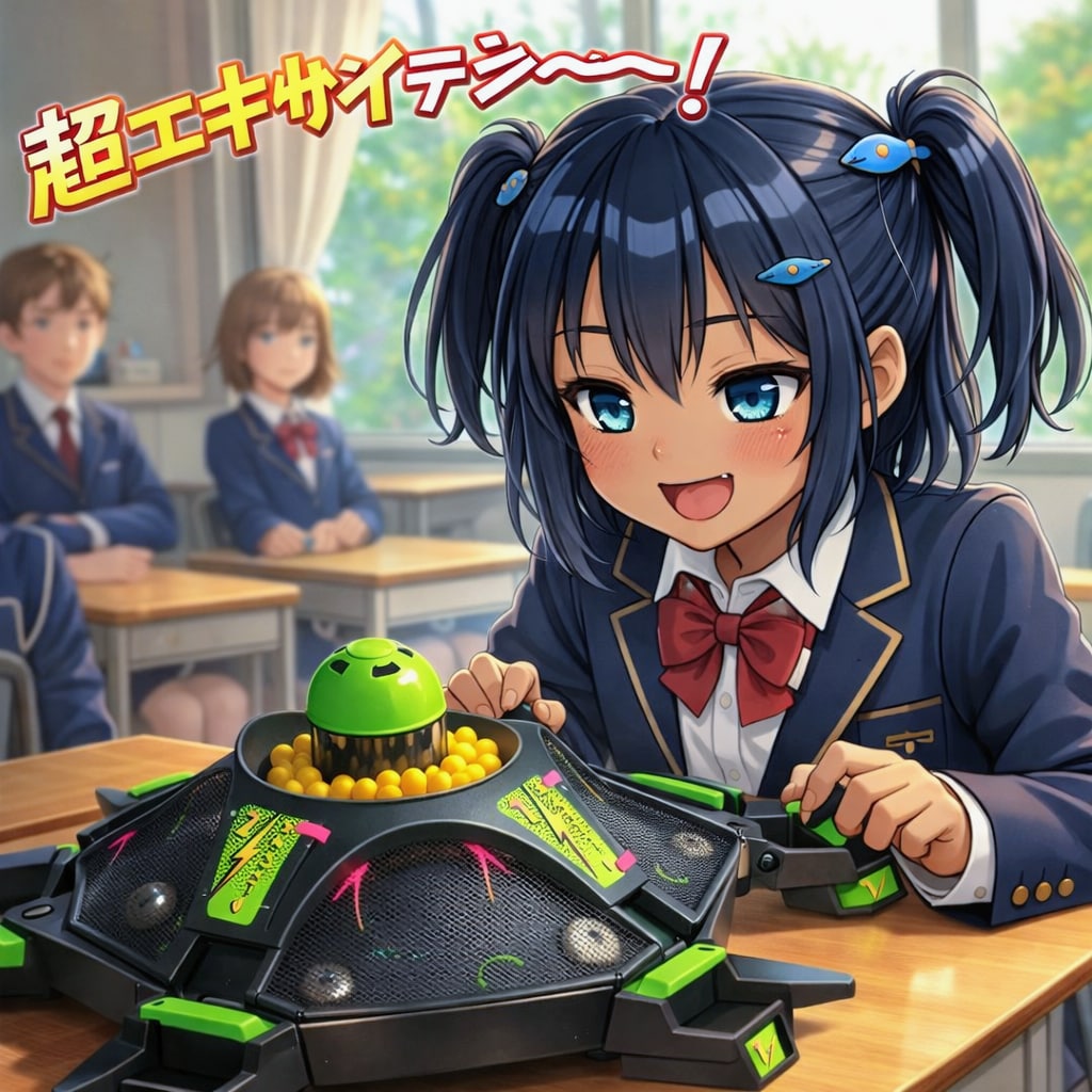 バトルドームで遊ぶこなつちゃん