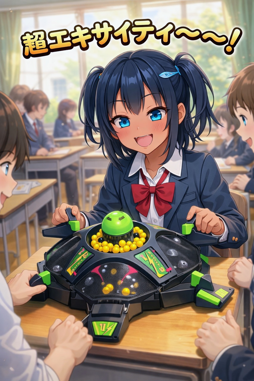 バトルドームで遊ぶこなつちゃん