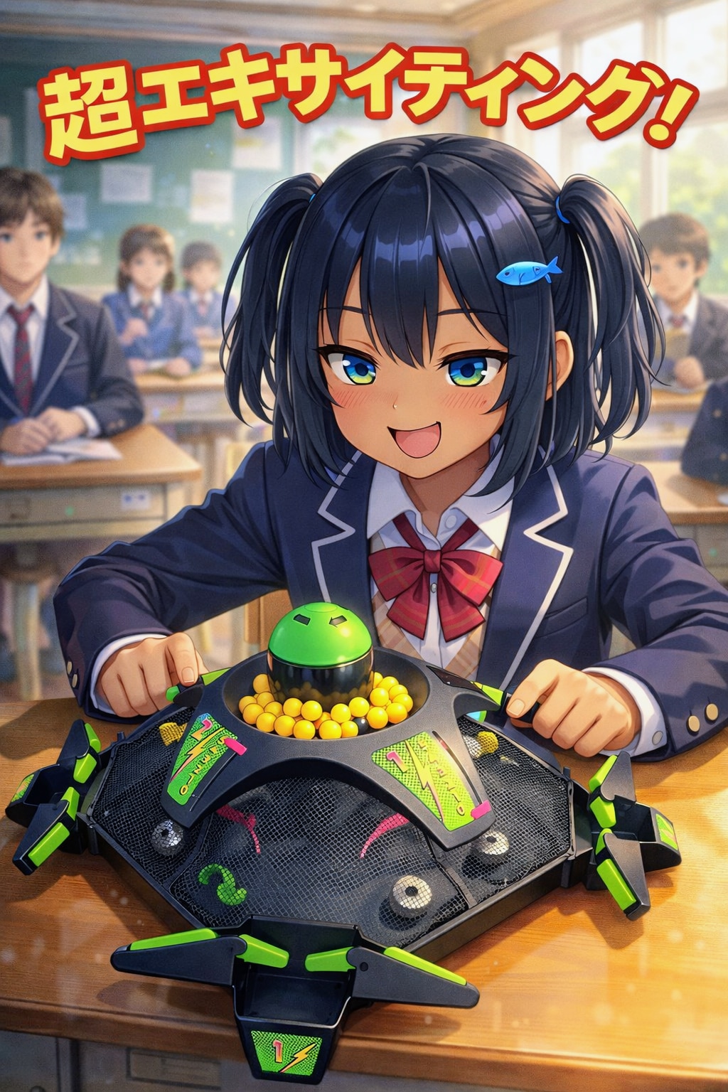 バトルドームで遊ぶこなつちゃん