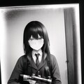 モノクローム。なんかちょっと怖い。でも可愛い^_^ 7枚目