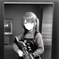 モノクローム。なんかちょっと怖い。でも可愛い^_^ 6枚目