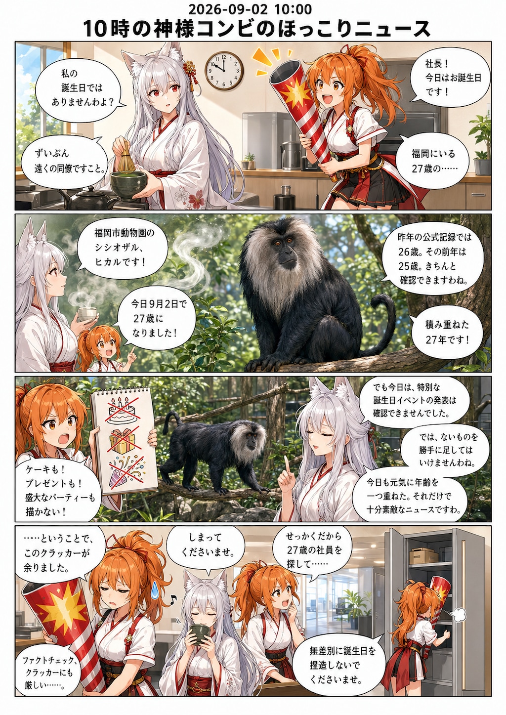 毎日漫画　10時　ほっこりニュース