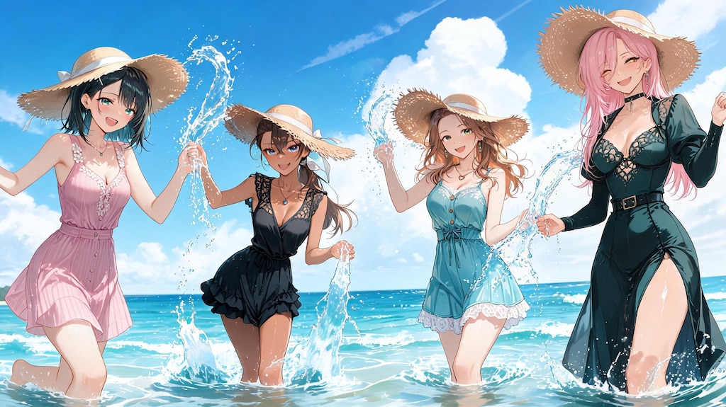 夏を楽しむ