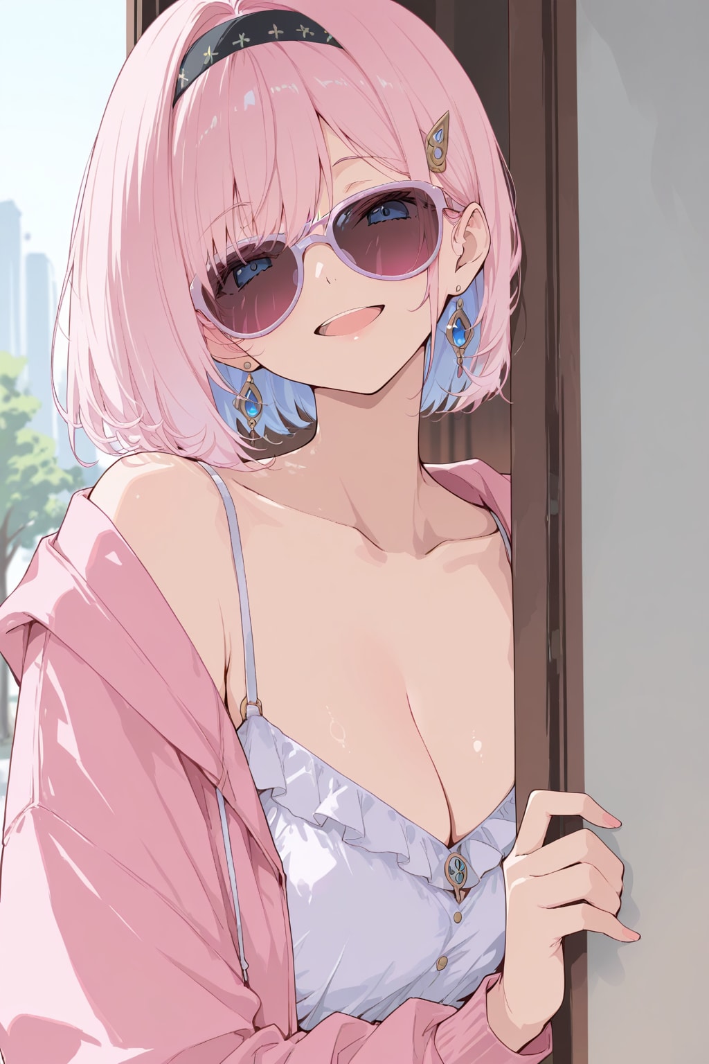 ひょっこりサングラス