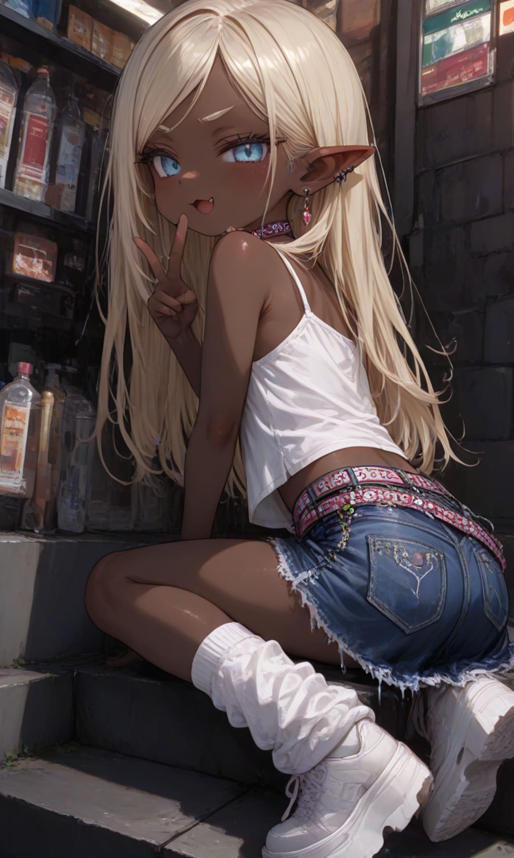 褐色エルフ