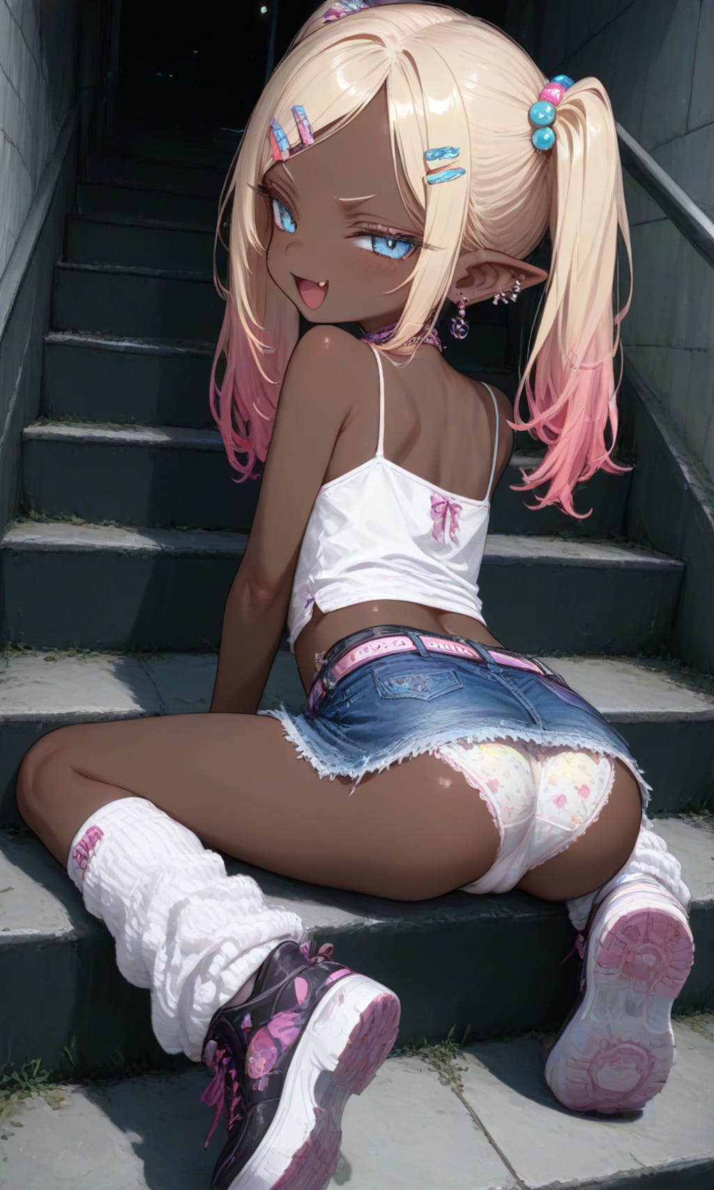 褐色エルフ