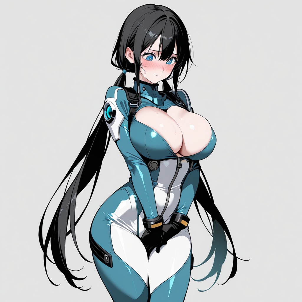 ※大佐命令🫡、着用厳守。すぐできる乗組員2(zipを下ろせばすぐに裸にできます)　モデルサンプル　プロンプト