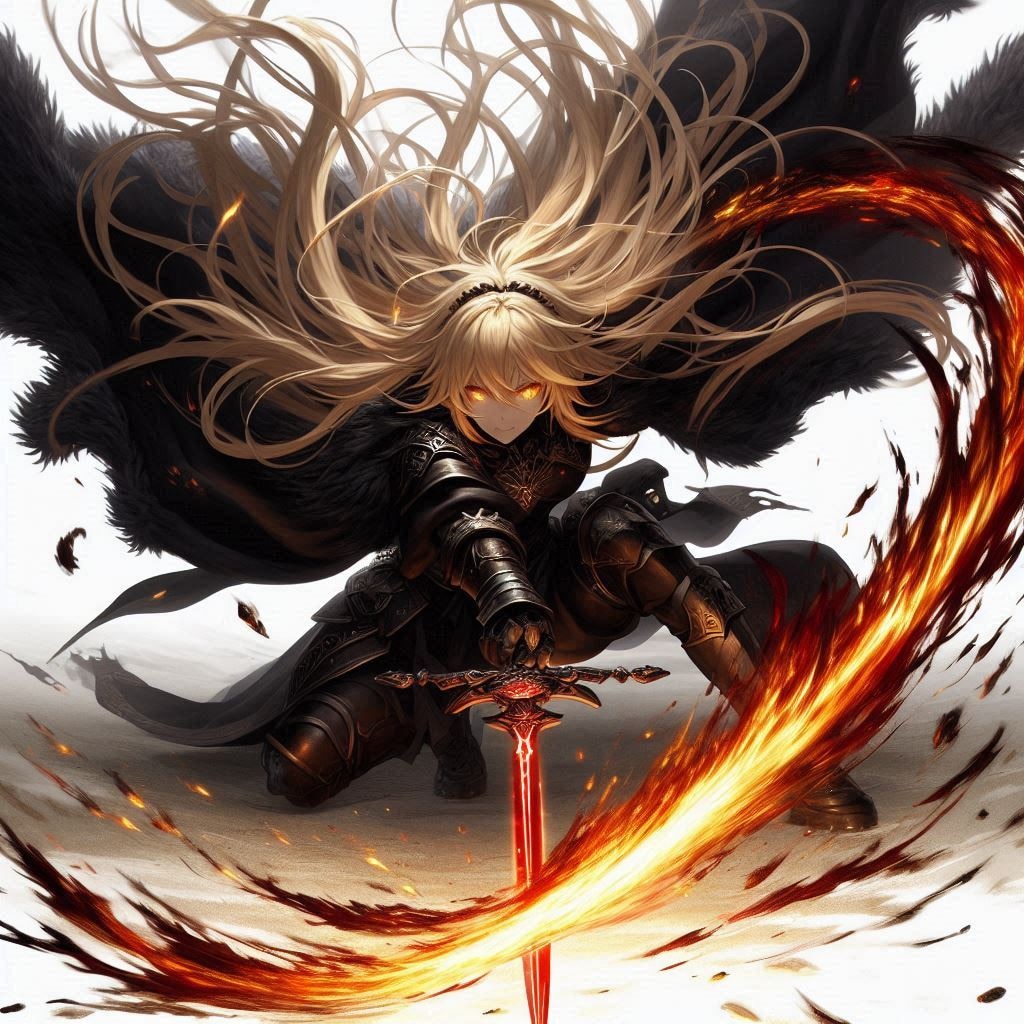 ブロンドの女騎士さん885