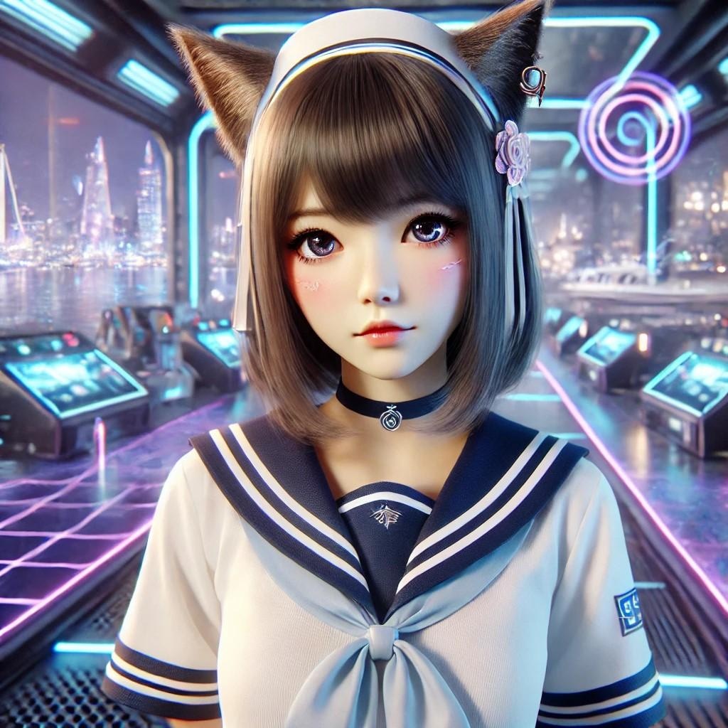 猫耳サイバーパンク