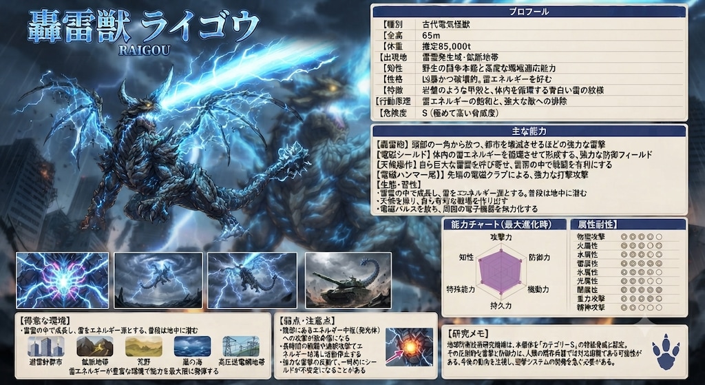 轟雷獣 ライゴウ (Goukaiju Raigou)