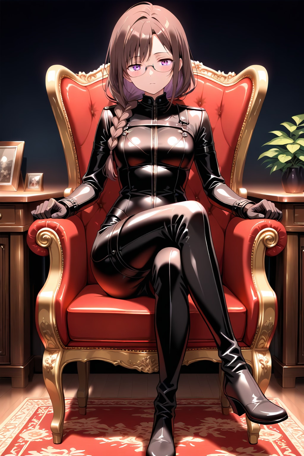 悪の女幹部委員長ちゃん | の人気AIイラスト・グラビア