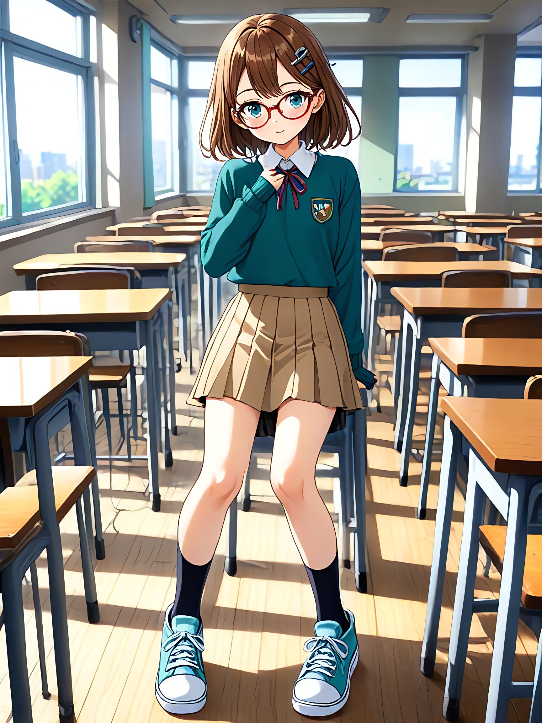 午後の教室！ | の人気AIイラスト・グラビア