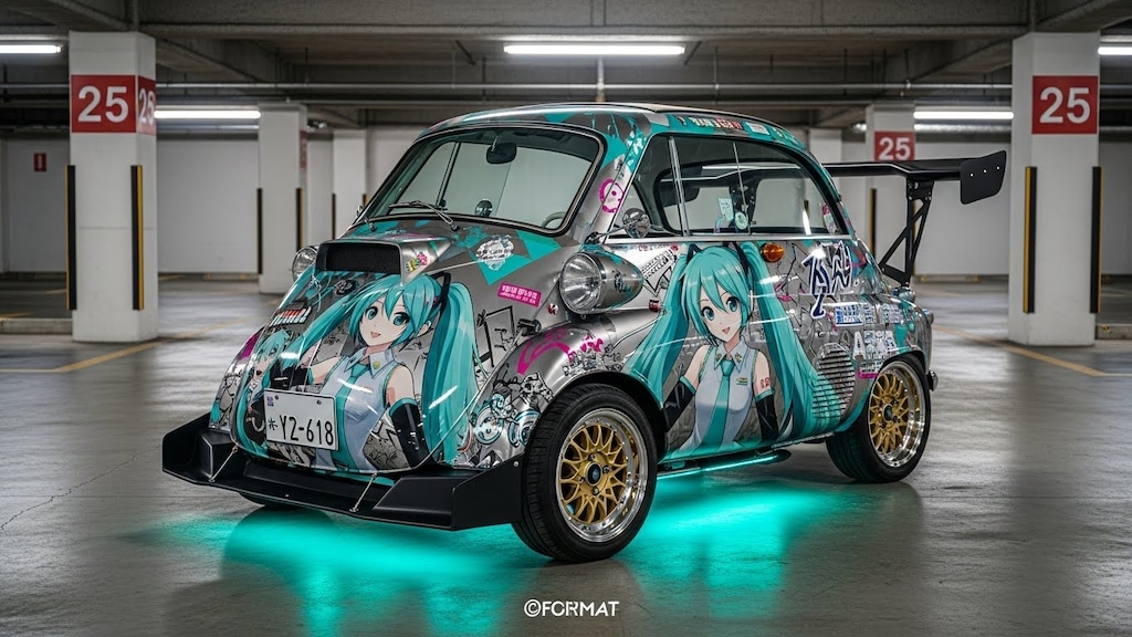 イセッタ初音ミク痛車