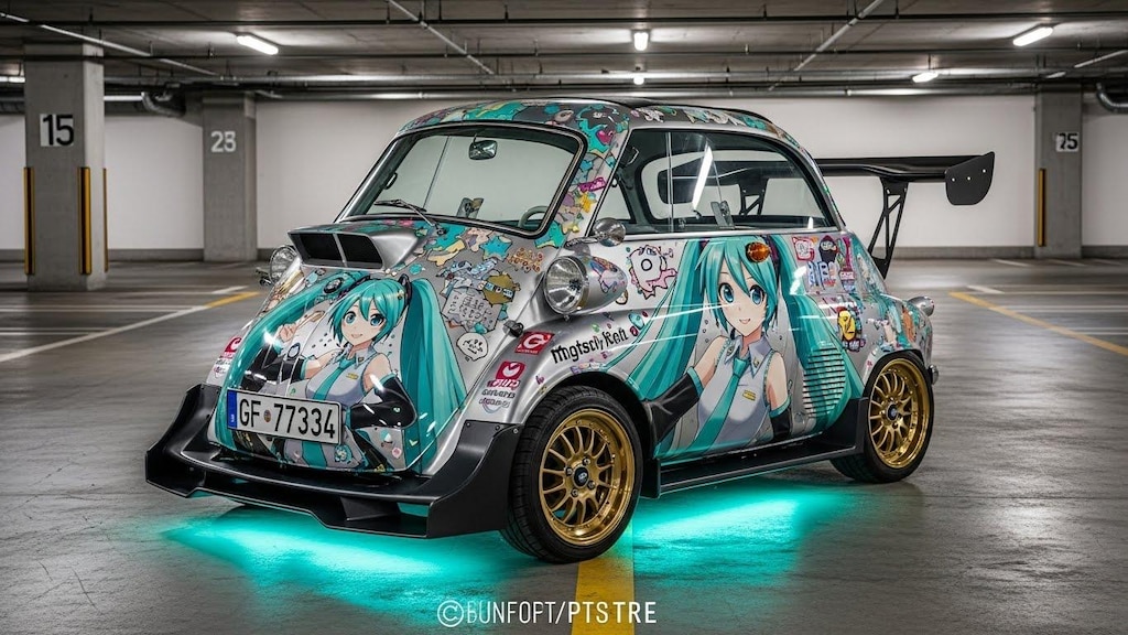 イセッタ初音ミク痛車