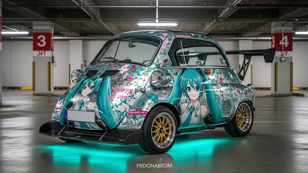 イセッタ初音ミク痛車