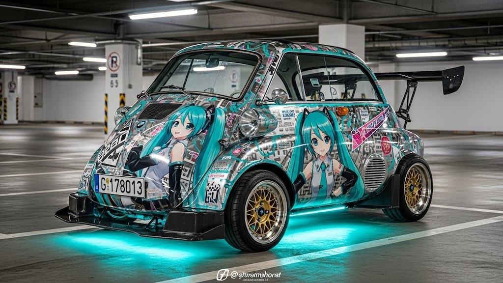 イセッタ初音ミク痛車