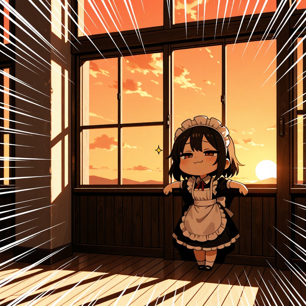 大物感を醸し出すメイドさん
